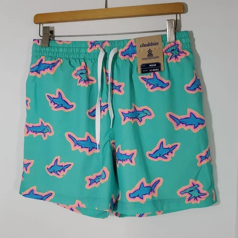 Chubbies The Apex Swimmers Classic Swim Trunk 5.5" inseam Size M NWT